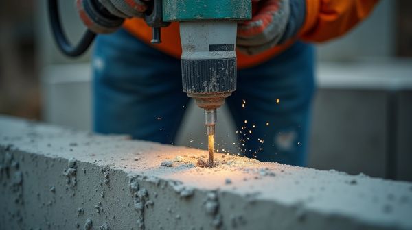 Comment le marteau piqueur Scheppach AB1600 maîtrise le béton